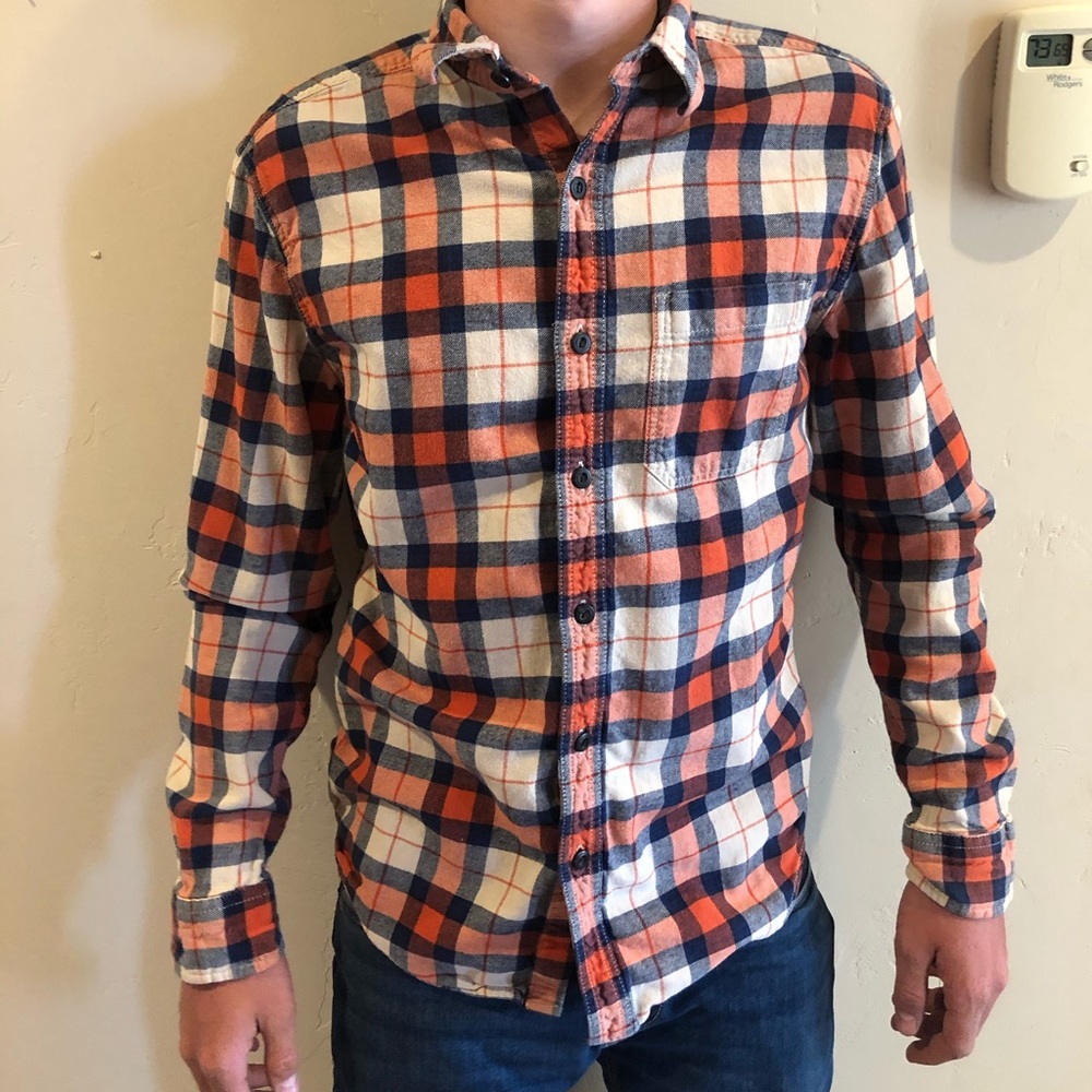 American Eagle Men’s S Plaid shirt